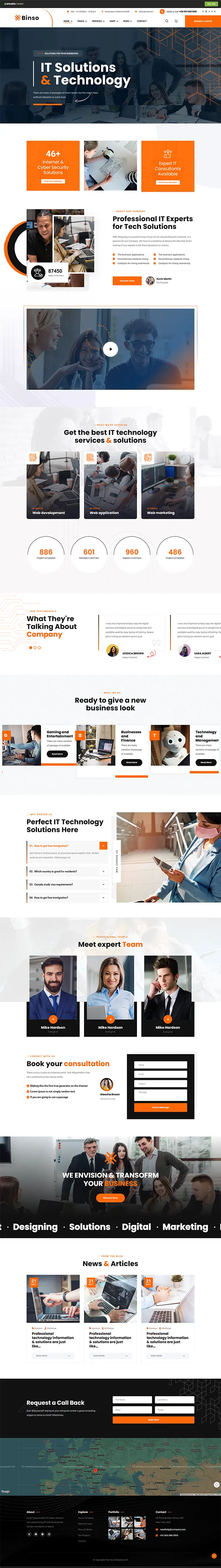 Binso - Joomla 6 Digital Agency Template